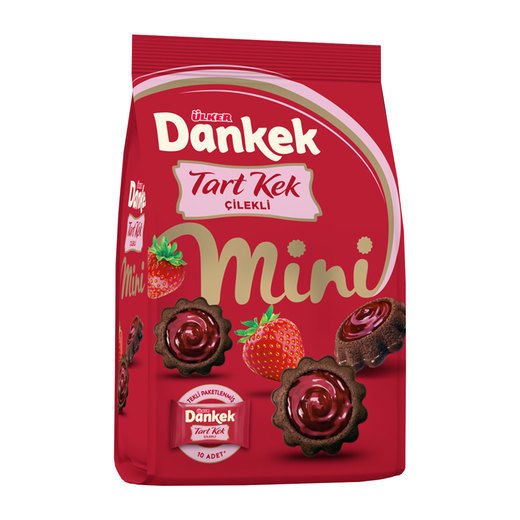 ÜLKER DANKEK TART KEK MİNİ ÇİLEKLİ 150GR
