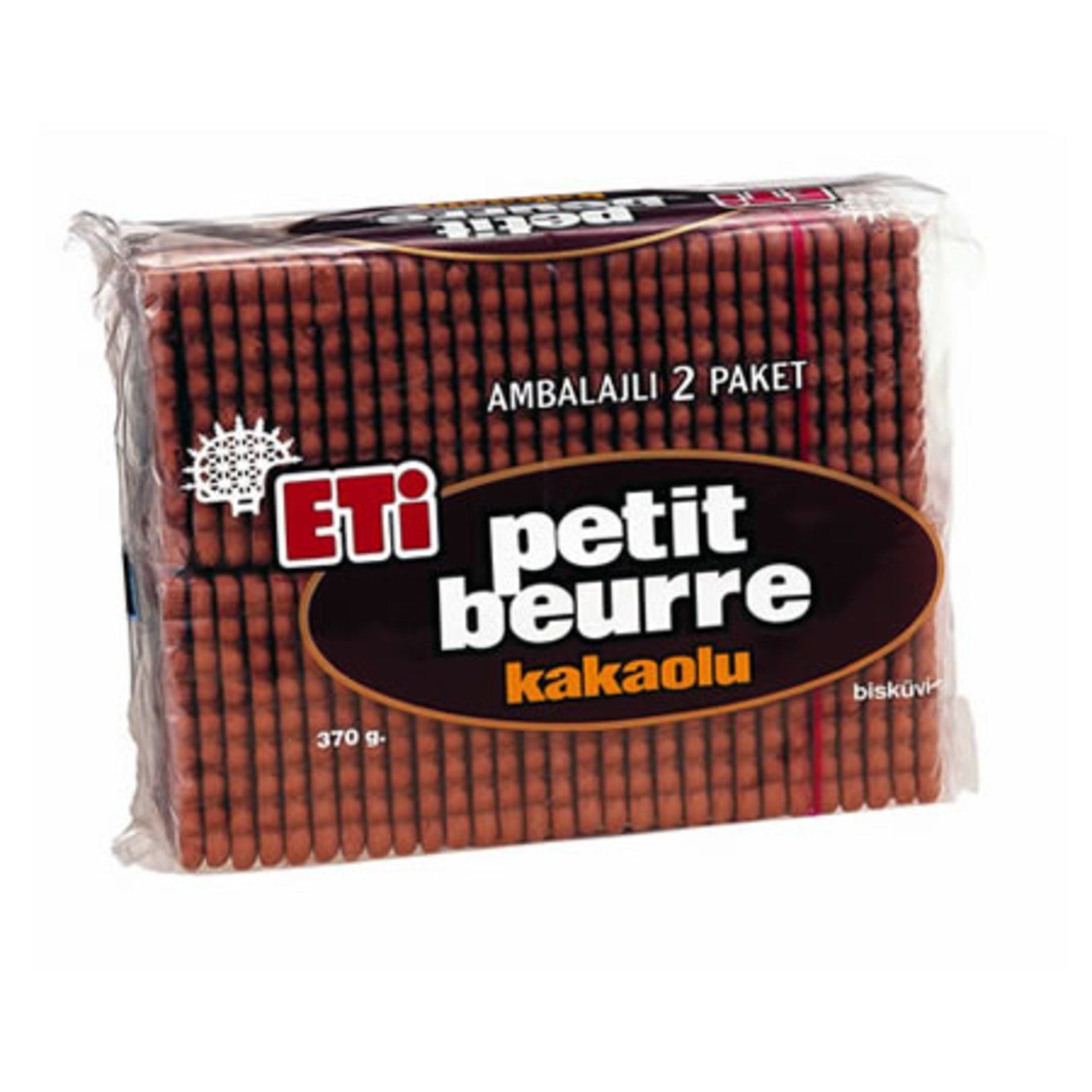 ETİ PETİT BEURRE KAKAOLU 370GR 2Lİ