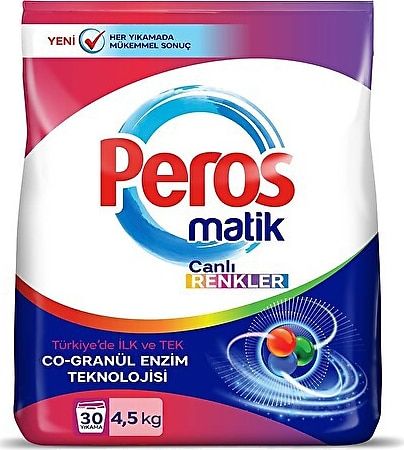 PEROS MATİK CANLI RENKLER 4,5KG