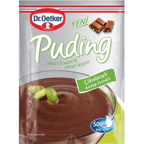 DR. OETKER PUDİNG ÇİKOLATALI ANTEP FISTIKLI 100GR