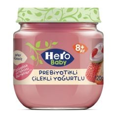 HERO BABY PREBİYOTİKLİ ÇİLEKLİ YOĞURTLU 120GR
