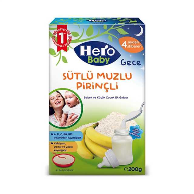 HERO BABY SÜTLÜ MUZLU PİRİNÇLİ 200GR