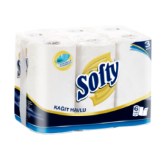 SOFTY KAĞIT HAVLU 3KAT 6LI