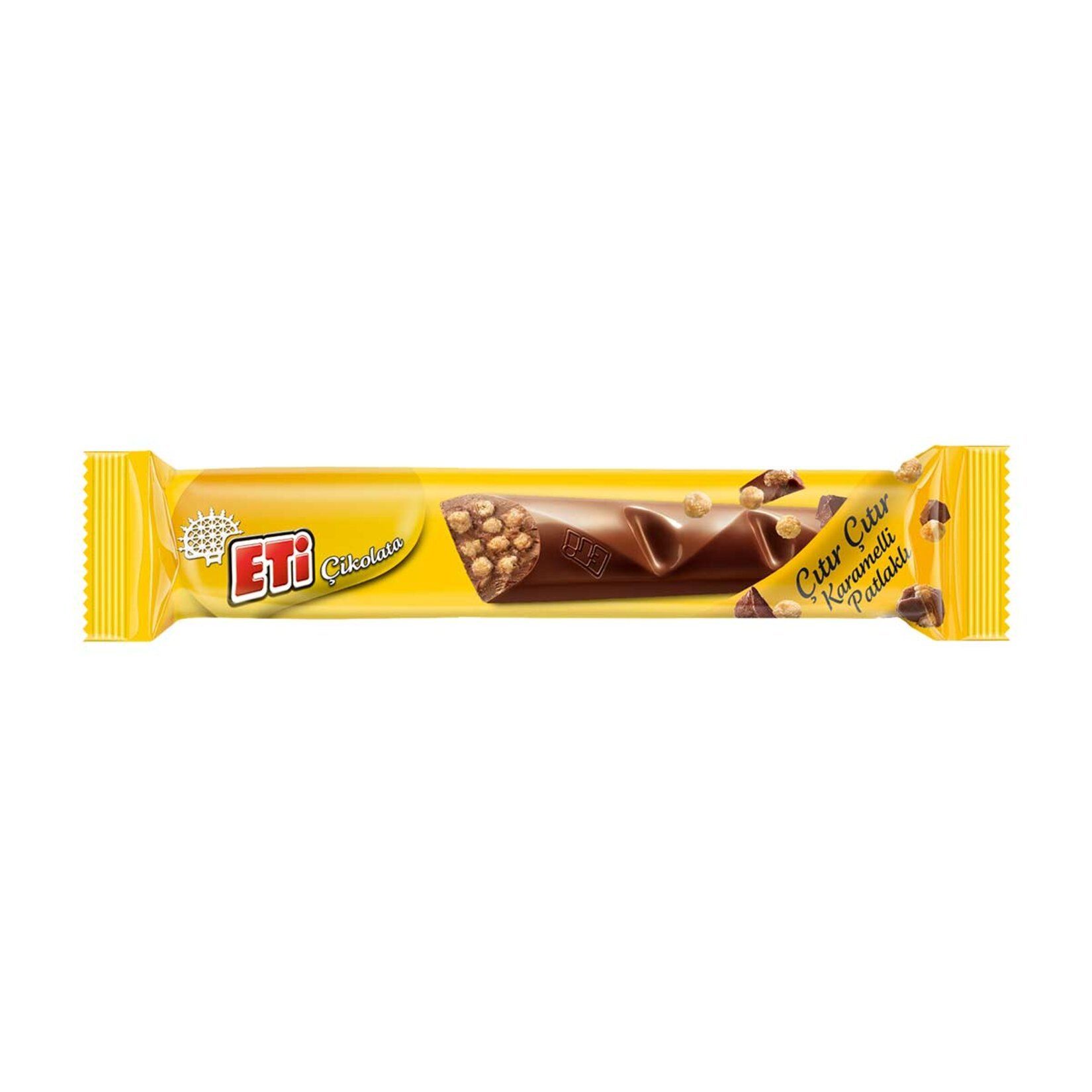 ETİ ÇİK ÇITIR ÇITIR KARAMELLİ PATLAKLI 15GR
