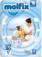 MOLFİX BEBEK BEZİ 6 NUMARA 17 ADET