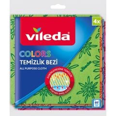 VİLEDA RENKLİ TEMİZLİK BEZİ 4LÜ