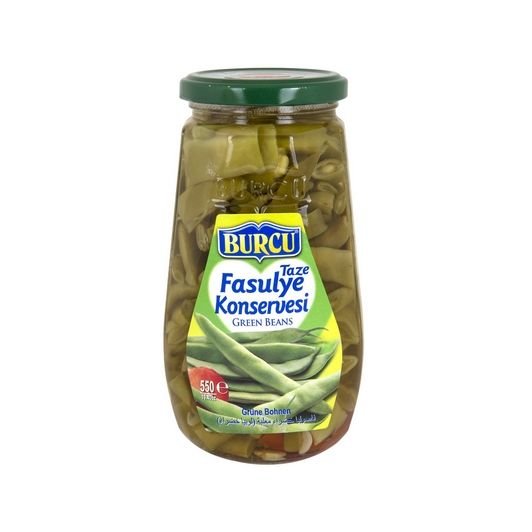 BURCU TAZE FASULYE KONSERVE 550GR