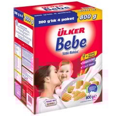 ÜLKER BEBE BİSKÜVİ 4*200GR