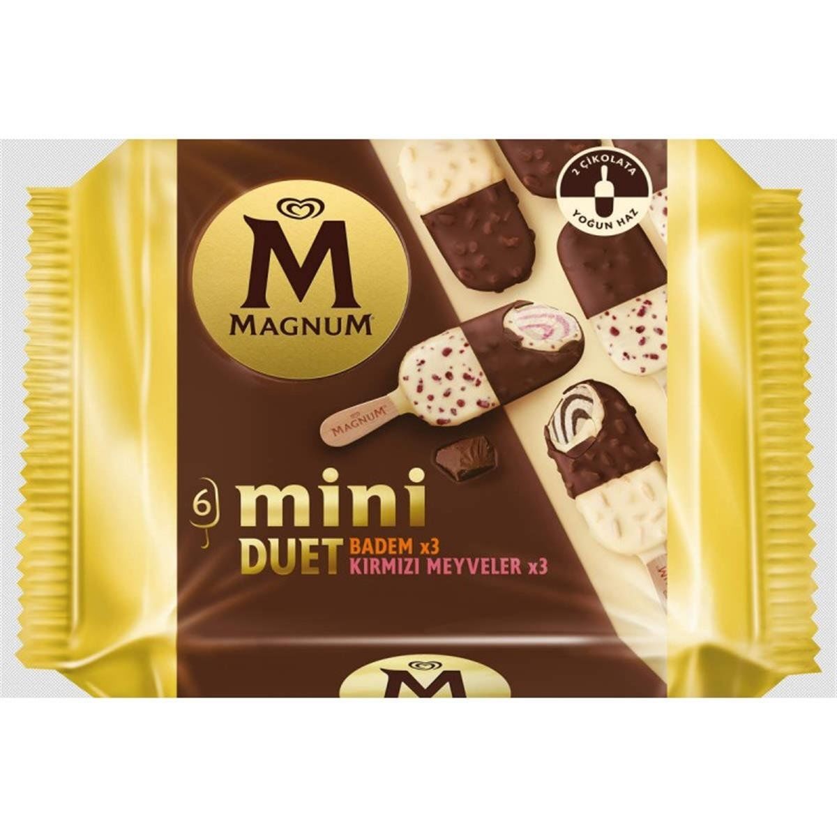 MAGNUM MİNİ DUET  KIRMIZI MEYVE & BADEM